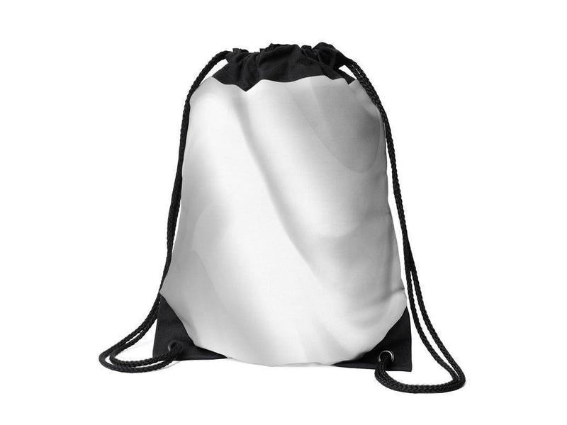 Drawstring Bags-DREAM PATH Drawstring Bags-Grays &amp; White-from COLORADDICTED.COM-