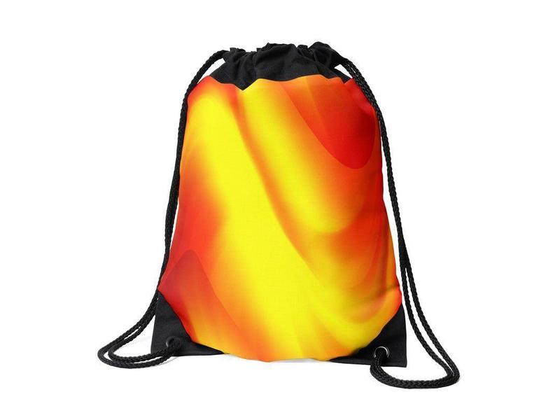 Drawstring Bags-DREAM PATH Drawstring Bags-Reds &amp; Oranges &amp; Yellows-from COLORADDICTED.COM-
