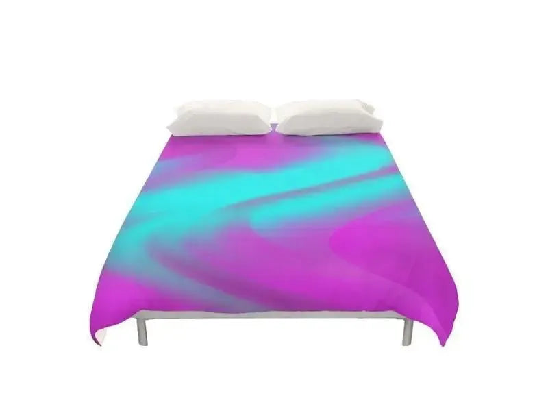 Duvet Covers-DREAM PATH Duvet Covers-Purples & Turquoises-from COLORADDICTED.COM-