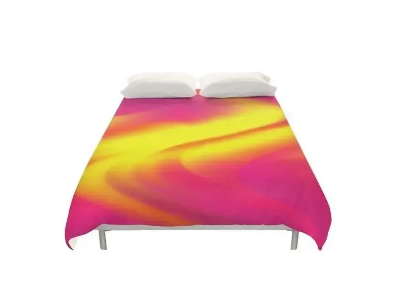 Duvet Covers-DREAM PATH Duvet Covers-Reds & Oranges & Fuchsias & Purples & Yellows-from COLORADDICTED.COM-