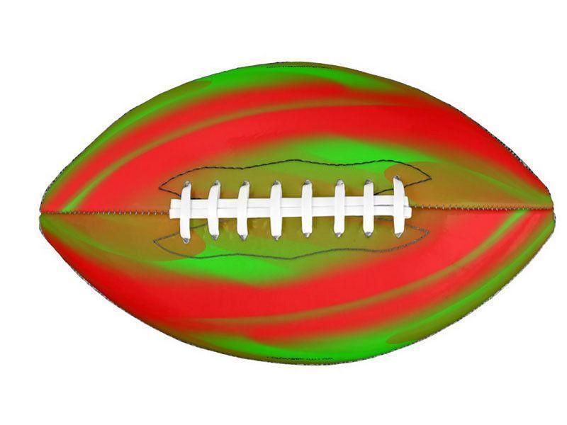 Footballs-DREAM PATH Footballs &amp; Mini Footballs-Greens &amp; Reds-from COLORADDICTED.COM-