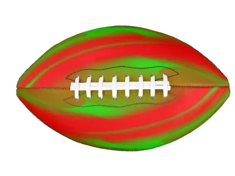 Footballs-DREAM PATH Footballs & Mini Footballs-Greens & Reds-from COLORADDICTED.COM-