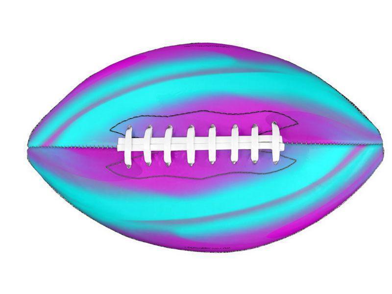 Footballs-DREAM PATH Footballs &amp; Mini Footballs-Purples &amp; Turquoises-from COLORADDICTED.COM-