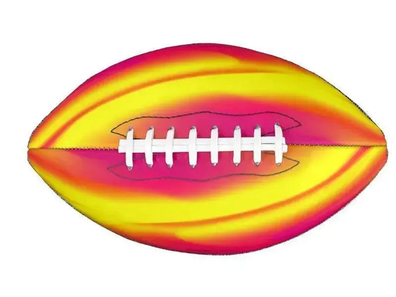 Footballs-DREAM PATH Footballs & Mini Footballs-Reds & Oranges & Fuchsias & Purples & Yellows-from COLORADDICTED.COM-