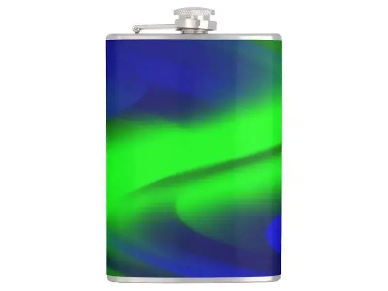 Hip Flasks-DREAM PATH Hip Flasks-Blues & Greens-from COLORADDICTED.COM-