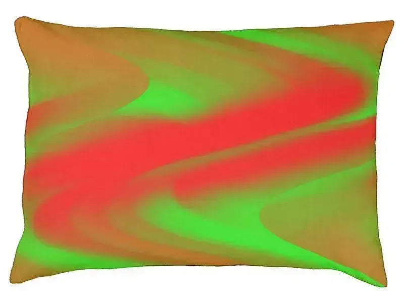 Dog Beds-DREAM PATH Indoor/Outdoor Dog Beds-Greens & Reds-from COLORADDICTED.COM-