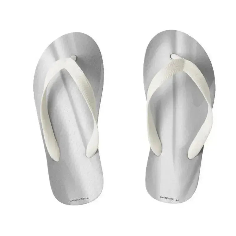 Kids Flip Flops-DREAM PATH Kids Flip Flops-Grays & White-from COLORADDICTED.COM-
