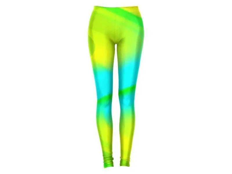 Leggings-DREAM PATH Leggings-Greens & Yellows & Light Blues-from COLORADDICTED.COM-