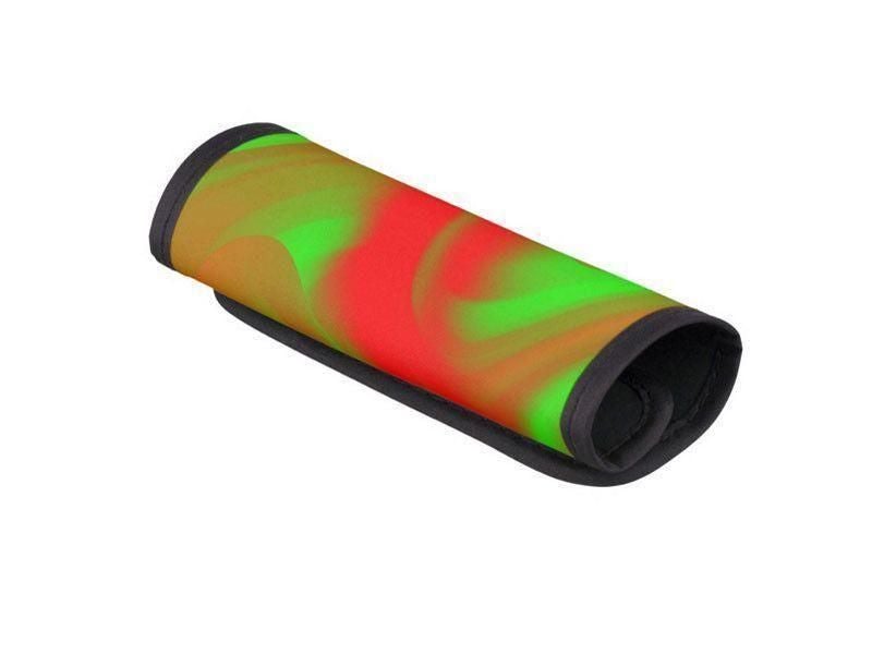 Luggage Handle Wraps-DREAM PATH Luggage Handle Wraps-Greens &amp; Reds-from COLORADDICTED.COM-