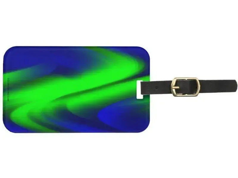 Luggage Tags-DREAM PATH Luggage Tags-Blues & Greens-from COLORADDICTED.COM-