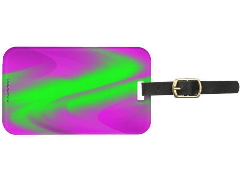 Luggage Tags-DREAM PATH Luggage Tags-Purples &amp; Greens-from COLORADDICTED.COM-