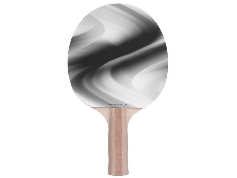 Ping Pong Paddles-DREAM PATH Ping Pong Paddles-Black &amp; Grays &amp; White-from COLORADDICTED.COM-