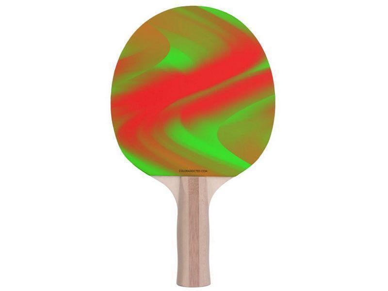 Ping Pong Paddles-DREAM PATH Ping Pong Paddles-Greens &amp; Reds-from COLORADDICTED.COM-