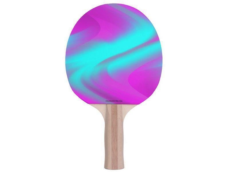 Ping Pong Paddles-DREAM PATH Ping Pong Paddles-Purples &amp; Turquoises-from COLORADDICTED.COM-