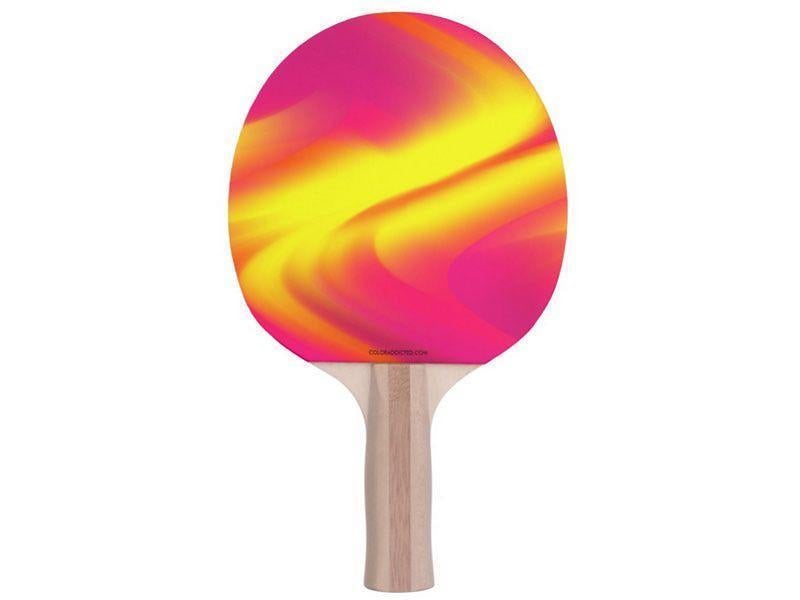 Ping Pong Paddles-DREAM PATH Ping Pong Paddles-Reds &amp; Oranges &amp; Fuchsias &amp; Purples &amp; Yellows-from COLORADDICTED.COM-
