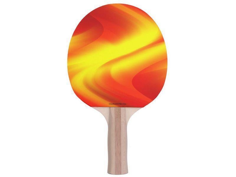 Ping Pong Paddles-DREAM PATH Ping Pong Paddles-Reds &amp; Oranges &amp; Yellows-from COLORADDICTED.COM-