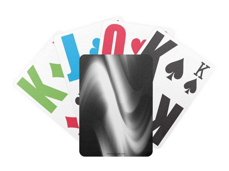 Playing Cards-DREAM PATH Premium Bicycle® E-Z See® LoVision® Playing Cards for visually impaired players-Black &amp; Grays-from COLORADDICTED.COM-