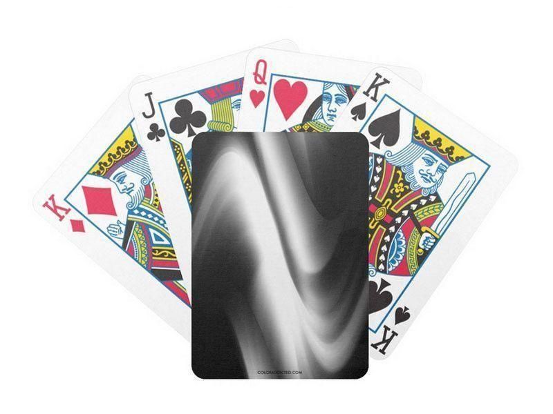 Playing Cards-DREAM PATH Premium Bicycle® Playing Cards-Black &amp; Grays-from COLORADDICTED.COM-