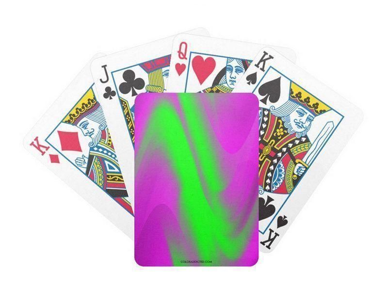 Playing Cards-DREAM PATH Premium Bicycle® Playing Cards-Purples &amp; Greens-from COLORADDICTED.COM-