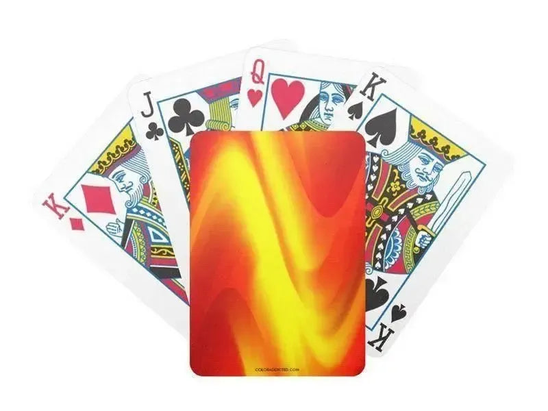 Playing Cards-DREAM PATH Premium Poker Playing Cards-Reds & Oranges & Yellows-from COLORADDICTED.COM-