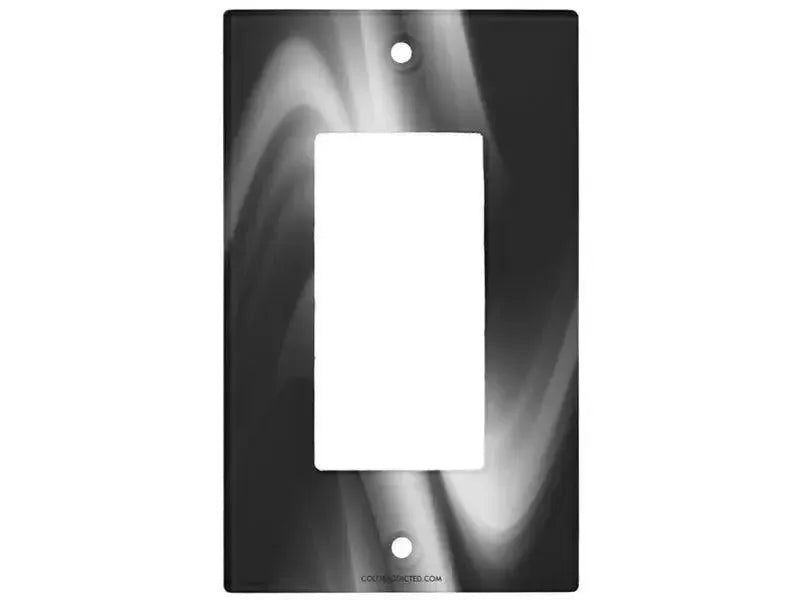 Rocker Light Switch Covers-DREAM PATH Single, Double & Triple-Rocker Light Switch Covers-Black & Grays-from COLORADDICTED.COM-