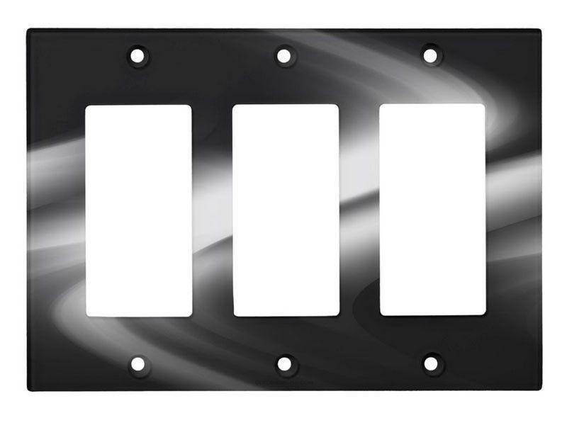 Rocker Light Switch Covers-DREAM PATH Single, Double &amp; Triple-Rocker Light Switch Covers-Black &amp; Grays-from COLORADDICTED.COM-