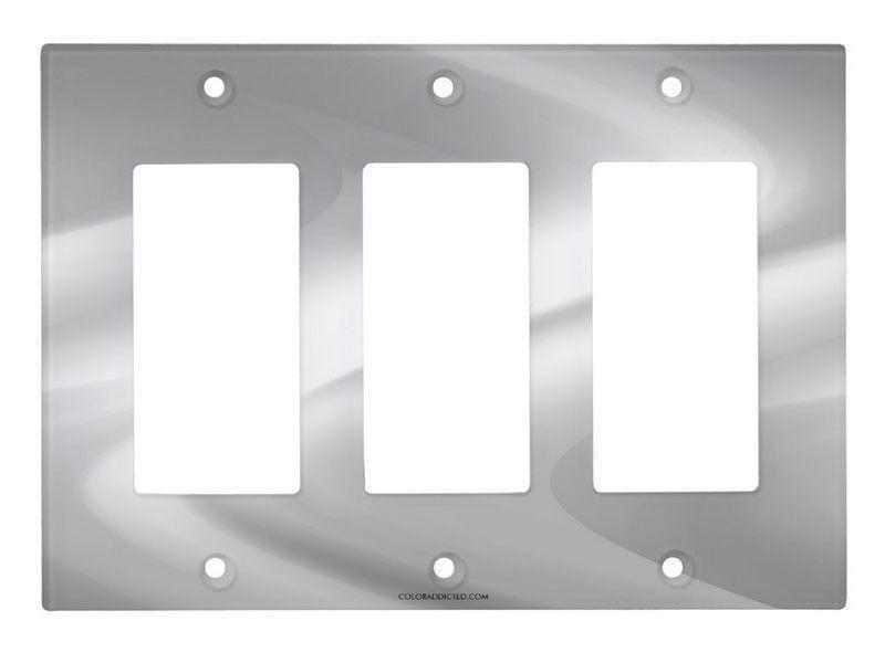 Light Switch Covers-DREAM PATH Single, Double &amp; Triple-Rocker Light Switch Covers-Grays &amp; White-from COLORADDICTED.COM-