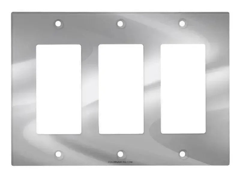 Rocker Light Switch Covers-DREAM PATH Single, Double & Triple-Rocker Light Switch Covers-Grays & White-from COLORADDICTED.COM-