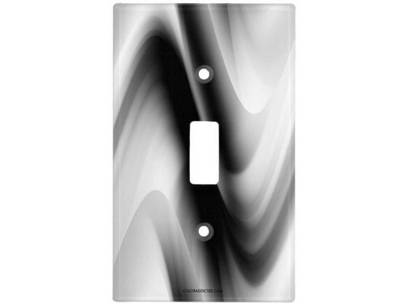 Light Switch Covers-DREAM PATH Single, Double &amp; Triple-Toggle Light Switch Covers-Black &amp; Grays &amp; White-from COLORADDICTED.COM-