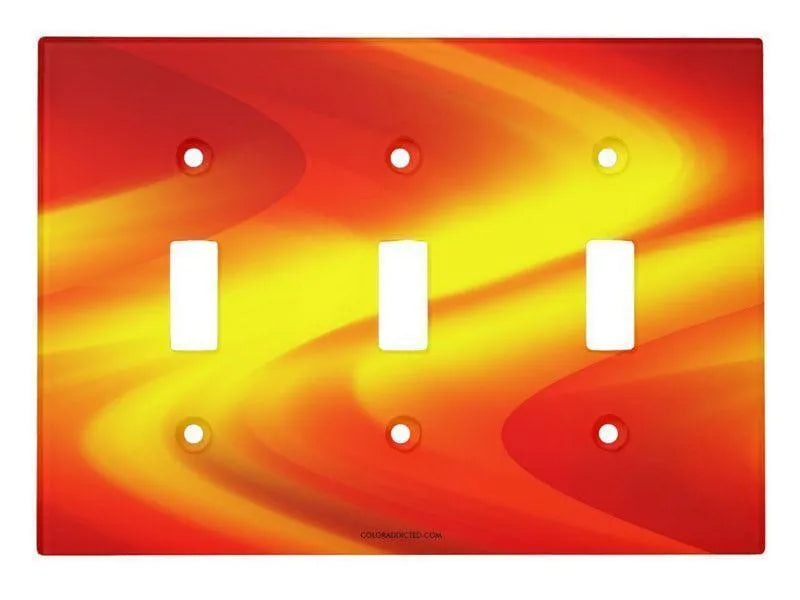 Toggle Light Switch Covers-DREAM PATH Single, Double & Triple-Toggle Light Switch Covers-Reds & Oranges & Yellows-from COLORADDICTED.COM-