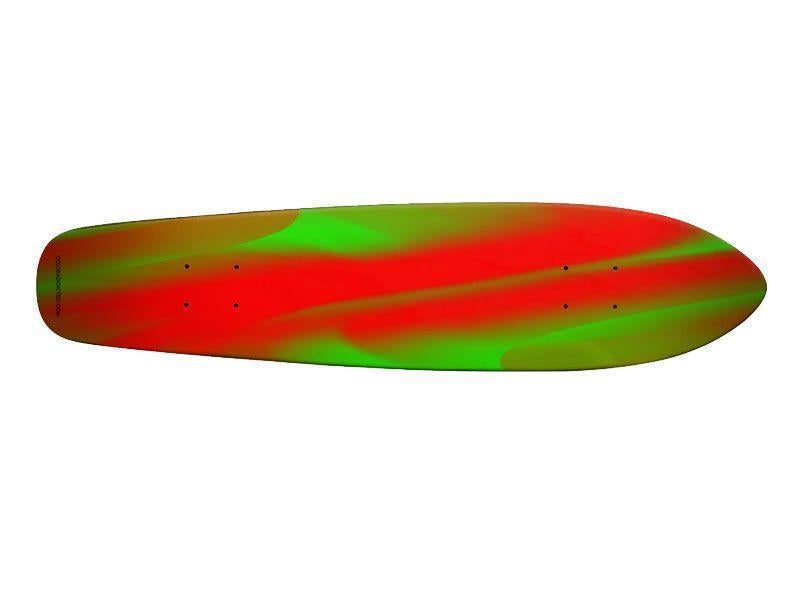 Skateboard Decks-DREAM PATH Skateboard Decks-Greens &amp; Reds-from COLORADDICTED.COM-
