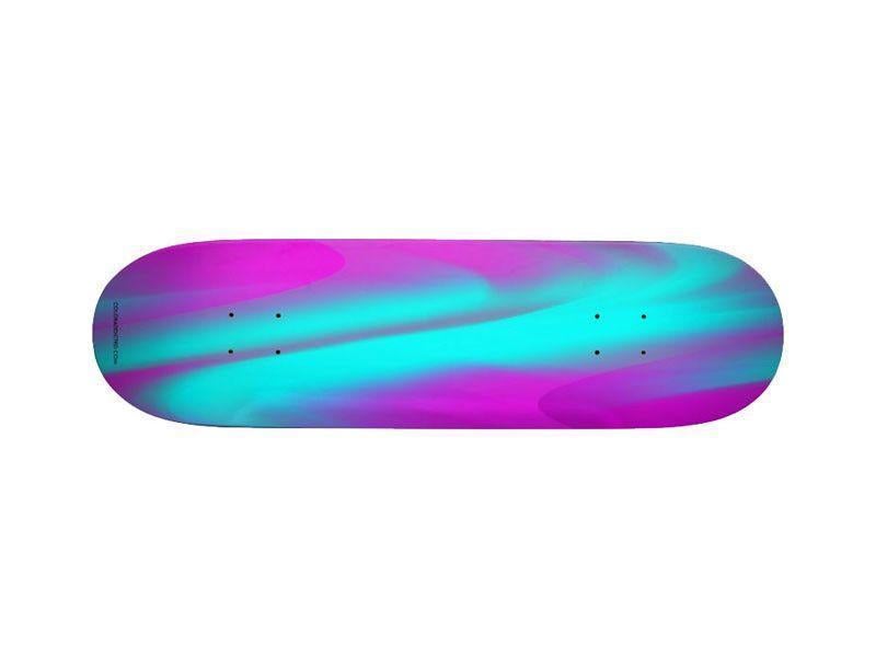 Skateboard Decks-DREAM PATH Skateboard Decks-Purples &amp; Turquoises-from COLORADDICTED.COM-