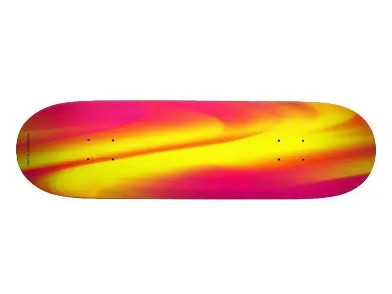 Skateboard Decks-DREAM PATH Skateboard Decks-Reds & Oranges & Fuchsias & Purples & Yellows-from COLORADDICTED.COM-