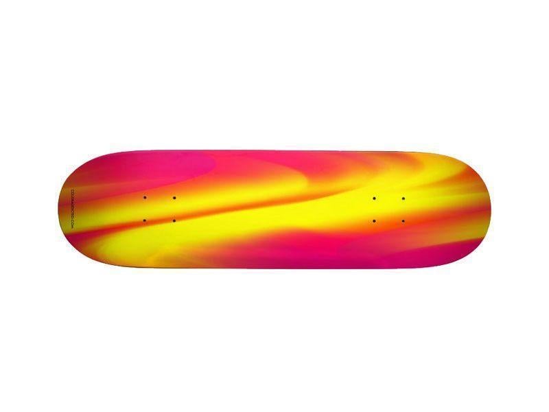 Skateboard Decks-DREAM PATH Skateboard Decks-Reds &amp; Oranges &amp; Fuchsias &amp; Purples &amp; Yellows-from COLORADDICTED.COM-