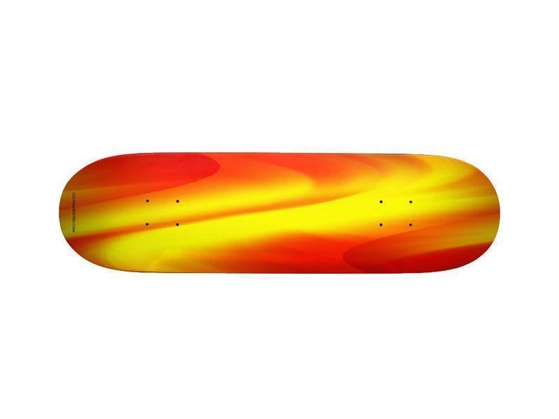 Skateboard Decks-DREAM PATH Skateboard Decks-Reds &amp; Oranges &amp; Yellows-from COLORADDICTED.COM-