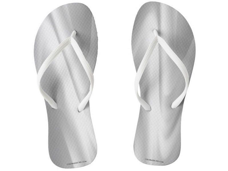 Flip Flops-DREAM PATH Slim-Strap Flip Flops-Grays &amp; White-from COLORADDICTED.COM-