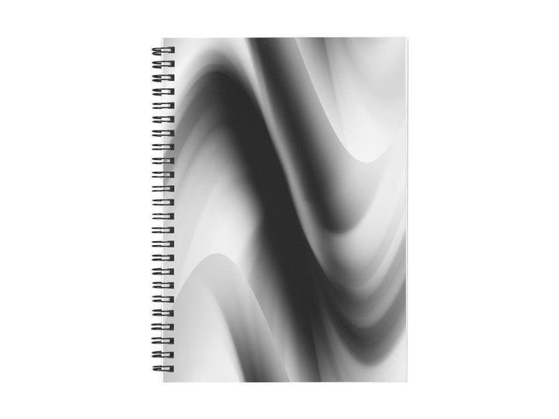 Spiral Notebooks-DREAM PATH Spiral Notebooks-Black &amp; Grays &amp; White-from COLORADDICTED.COM-