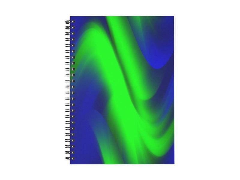 Spiral Notebooks-DREAM PATH Spiral Notebooks-Blues &amp; Greens-from COLORADDICTED.COM-
