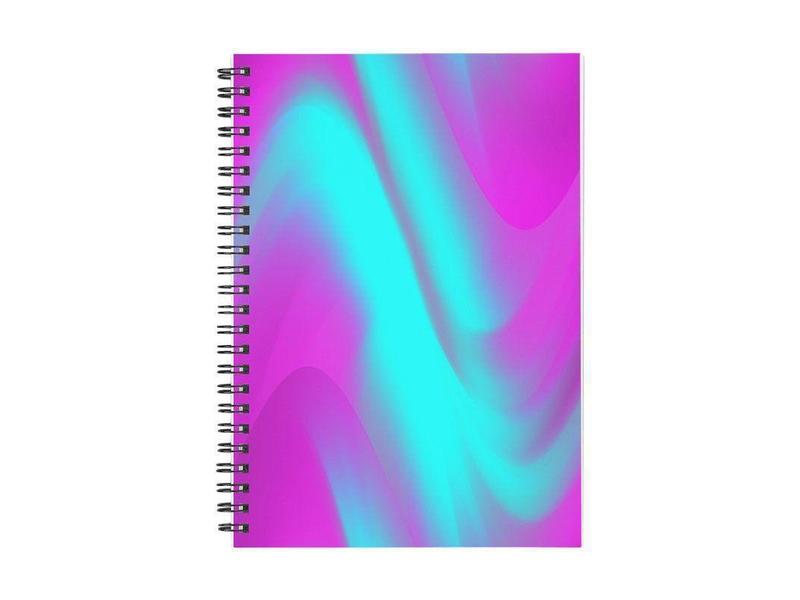 Spiral Notebooks-DREAM PATH Spiral Notebooks-Purples &amp; Turquoises-from COLORADDICTED.COM-
