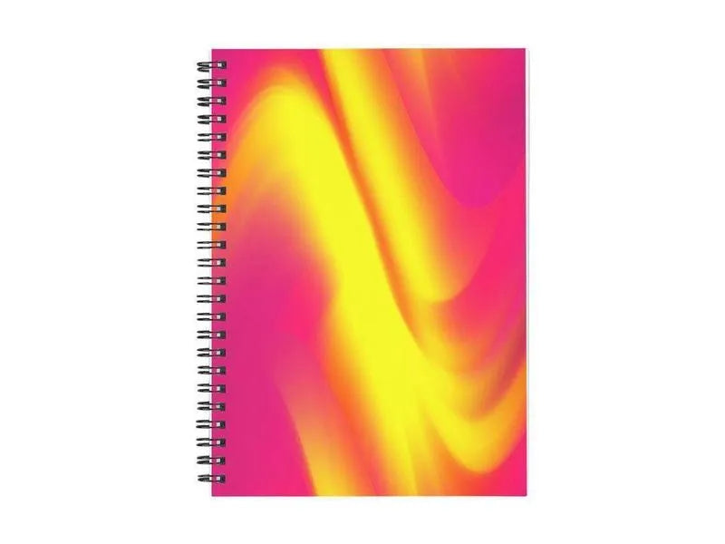 Spiral Notebooks-DREAM PATH Spiral Notebooks-Reds & Oranges & Fuchsias & Purples & Yellows-from COLORADDICTED.COM-