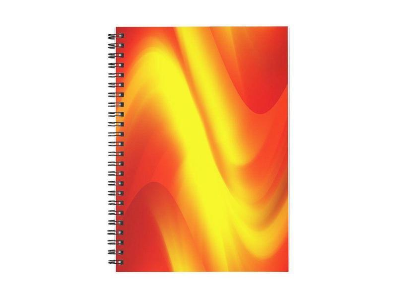 Spiral Notebooks-DREAM PATH Spiral Notebooks-Reds &amp; Oranges &amp; Yellows-from COLORADDICTED.COM-