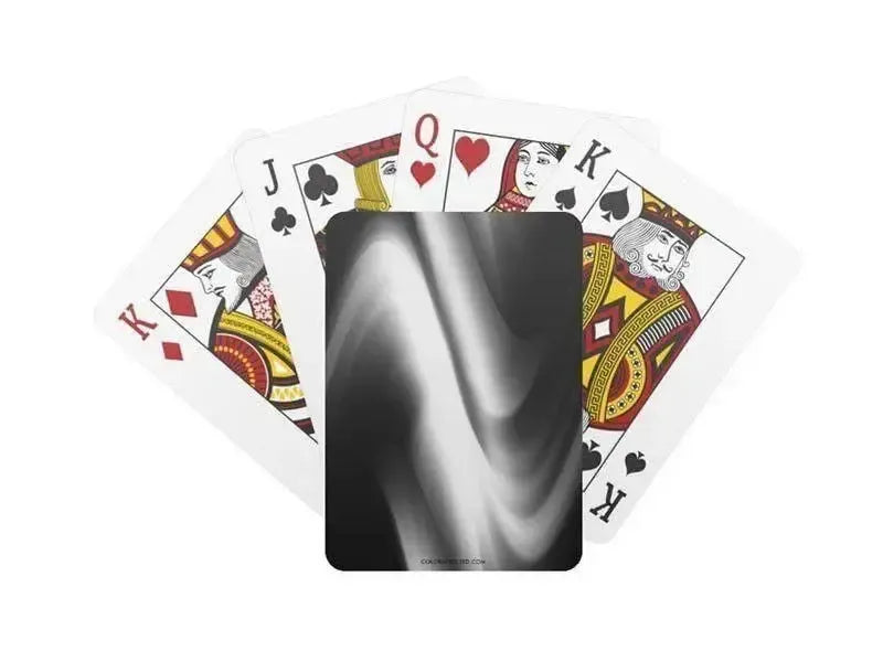 Playing Cards-DREAM PATH Standard Playing Cards-Black & Grays-from COLORADDICTED.COM-