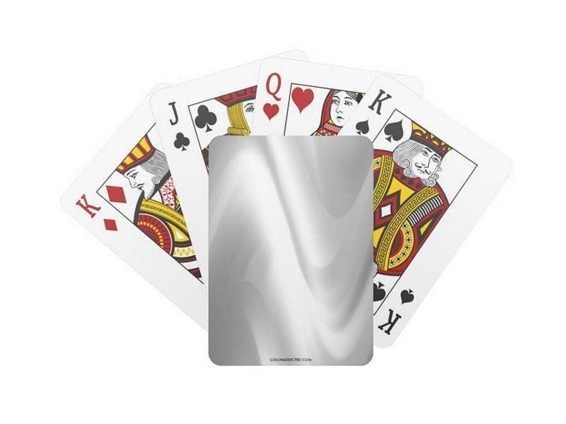 Playing Cards-DREAM PATH Standard Playing Cards-Grays &amp; White-from COLORADDICTED.COM-