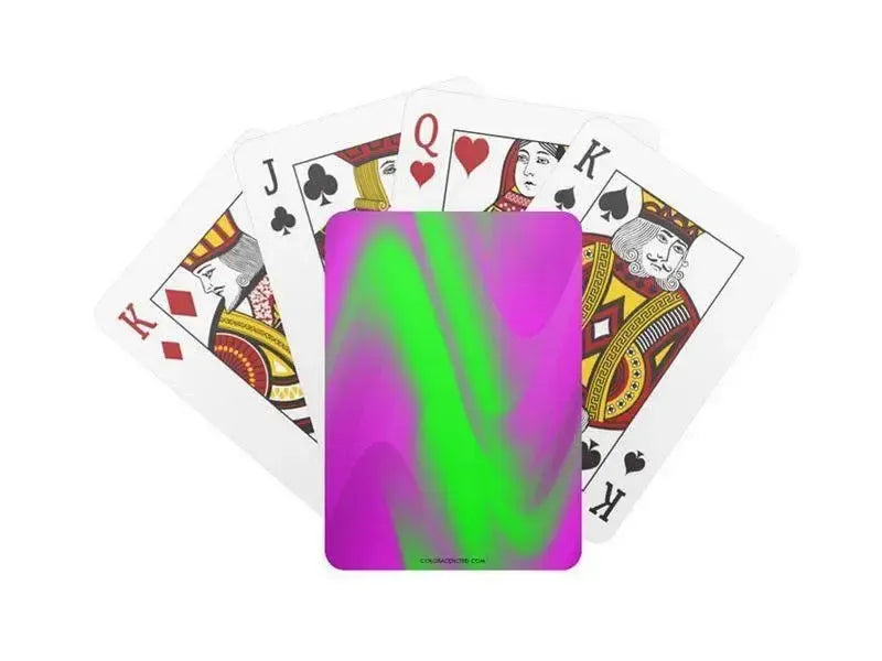 Playing Cards-DREAM PATH Standard Playing Cards-Purples & Greens-from COLORADDICTED.COM-