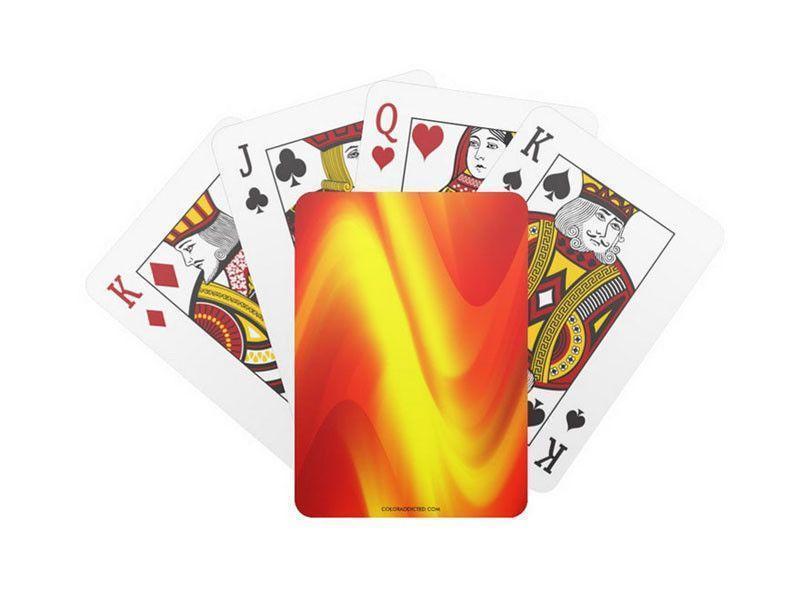 Playing Cards-DREAM PATH Standard Playing Cards-Reds &amp; Oranges &amp; Yellows-from COLORADDICTED.COM-