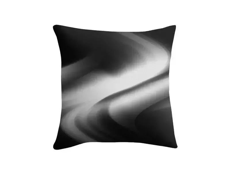 Throw Pillows & Throw Pillow Cases-DREAM PATH Throw Pillows & Throw Pillow Cases-Black & Grays-from COLORADDICTED.COM-