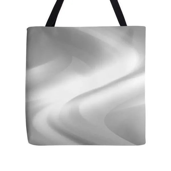 Tote Bags-DREAM PATH Tote Bags-Grays & White-from COLORADDICTED.COM-