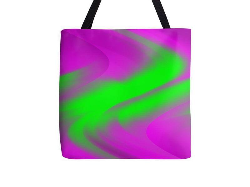 Tote Bags-DREAM PATH Tote Bags-Purples &amp; Greens-from COLORADDICTED.COM-