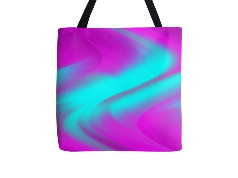 Tote Bags-DREAM PATH Tote Bags-Purples &amp; Turquoises-from COLORADDICTED.COM-