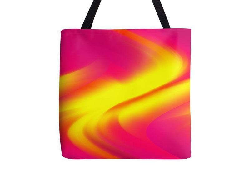 Tote Bags-DREAM PATH Tote Bags-Reds &amp; Oranges &amp; Fuchsias &amp; Purples &amp; Yellows-from COLORADDICTED.COM-